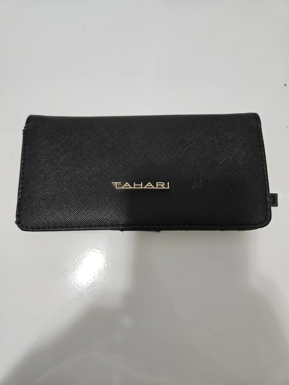 Everday Black & Cream Patterned Crossbody Bag with Tahari Wallet Included